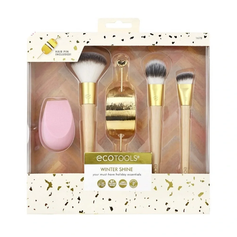 ECOTOOLS Winter Shine Beauty Kit NWT